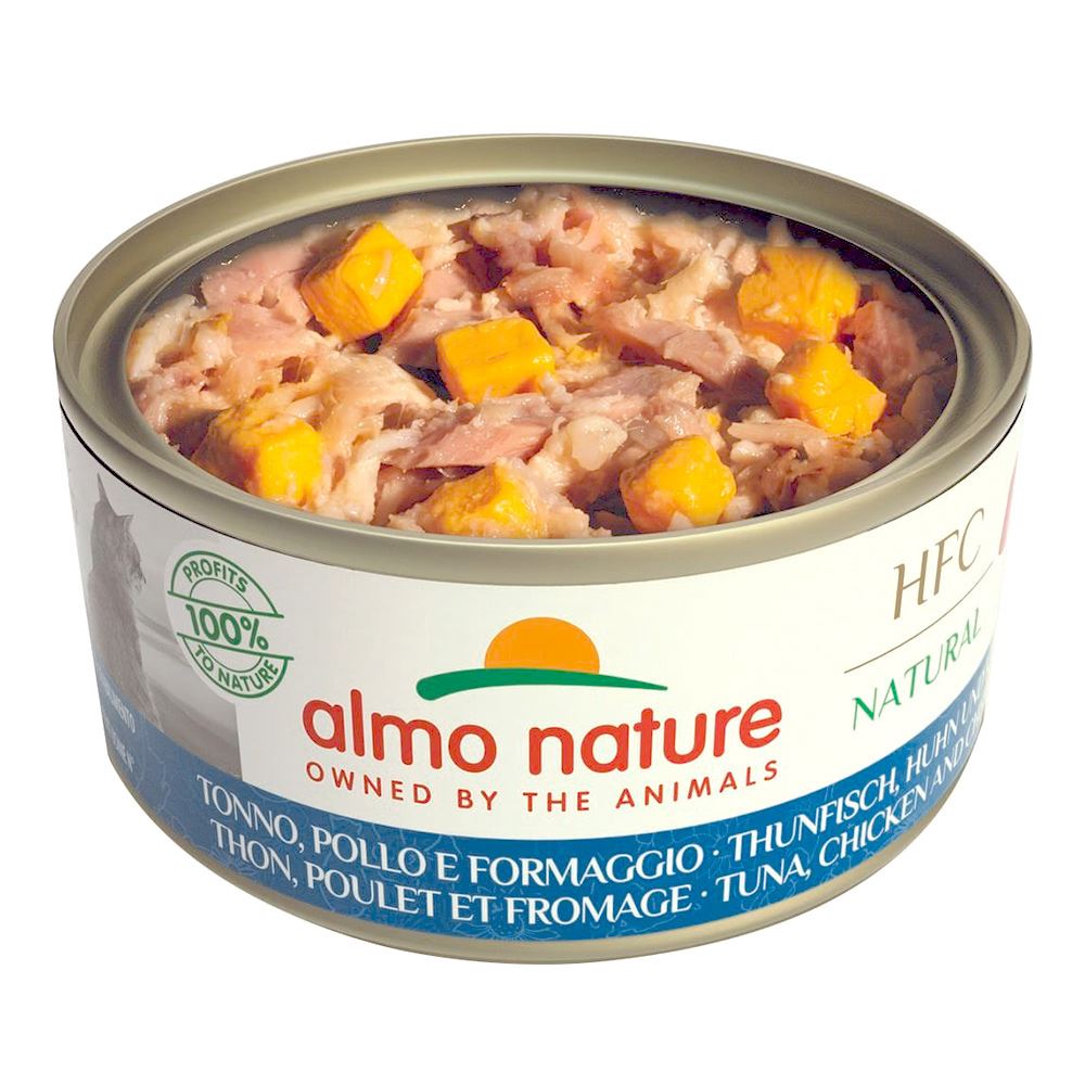 ALMO NATURE "HFC CAT NATURAL" - ATUM, FRANGO E QUEIJO