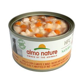 "ALMO NATURE" HFC DOG NATURAL - FRANGO+CENOURA+ARROZ (24 UNIDADES)