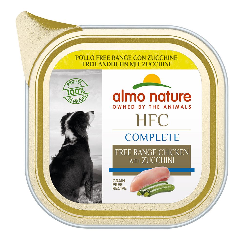 "ALMO NATURE" HFC DOG COMPLETE - FRANGO COM ABOBRINHA (17 UNIDADES)