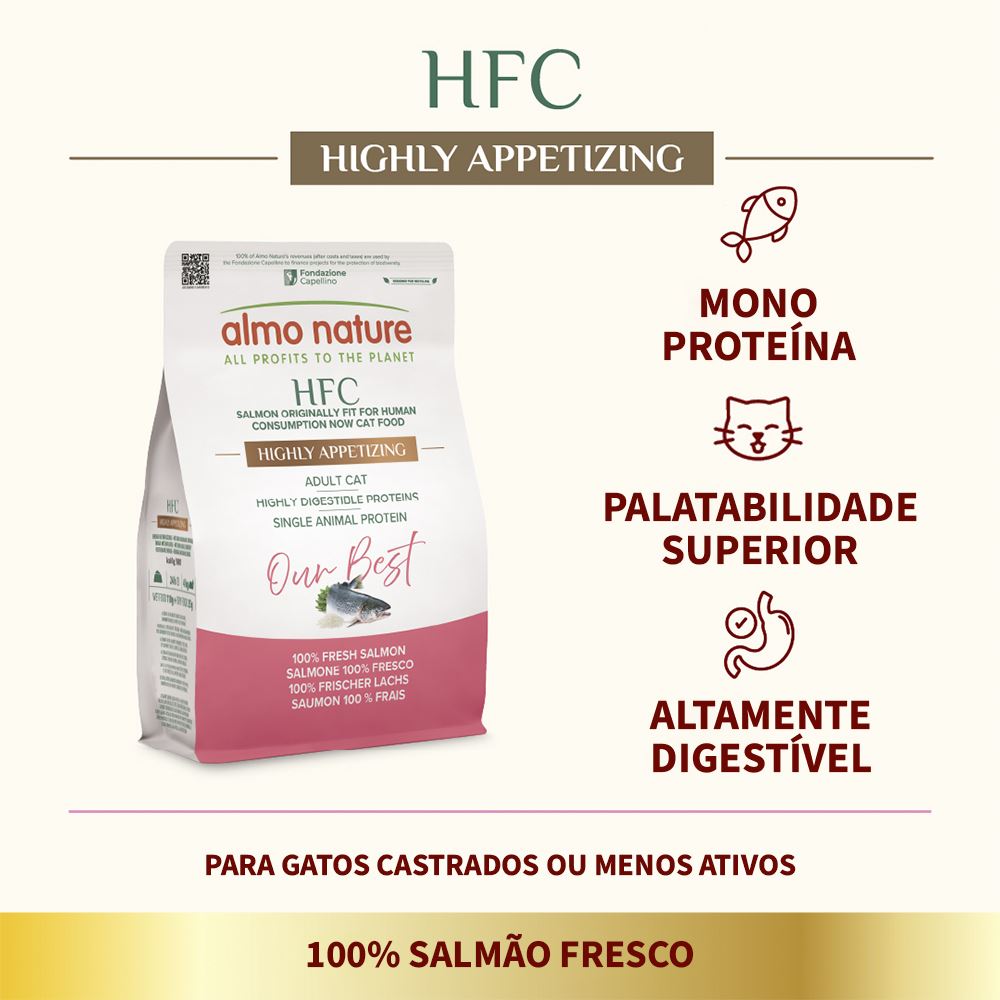 ALMO NATURE HFC "OUR BEST" CAT SALMÃO