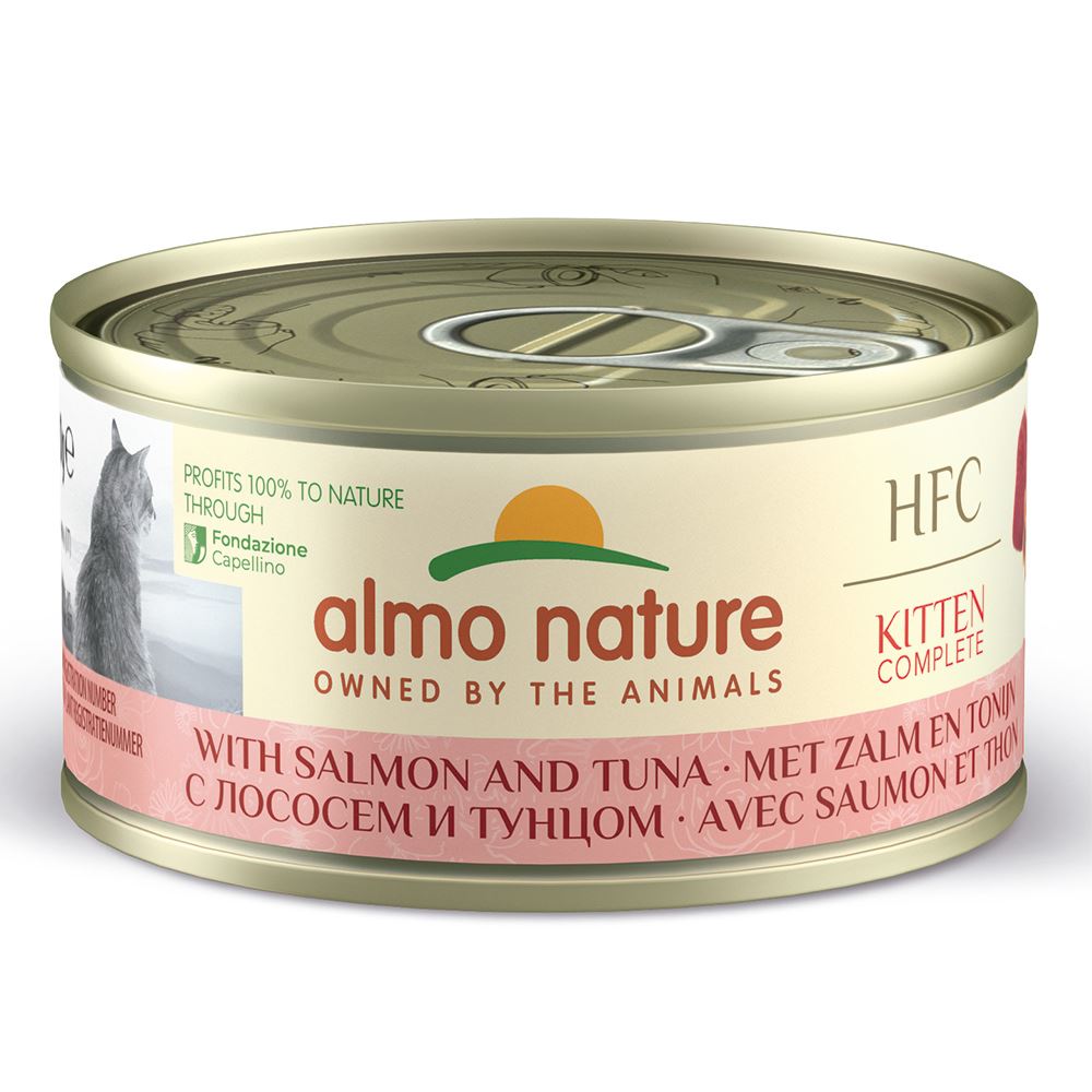 "ALMO NATURE" HFC KITTEN - SALMÃO E ATUM