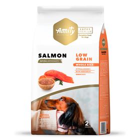 AMITY SUPER PREMIUM (LOW GRAIN) - MINI ADULT SALMON (2 KG)