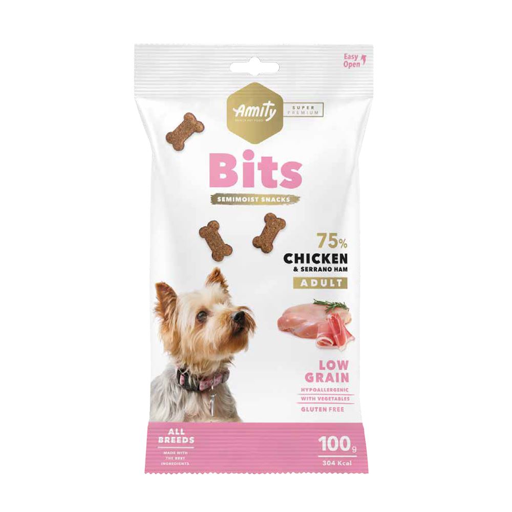 AMITY SUPER PREMIUM BITS - CHICKEN & SERRANO