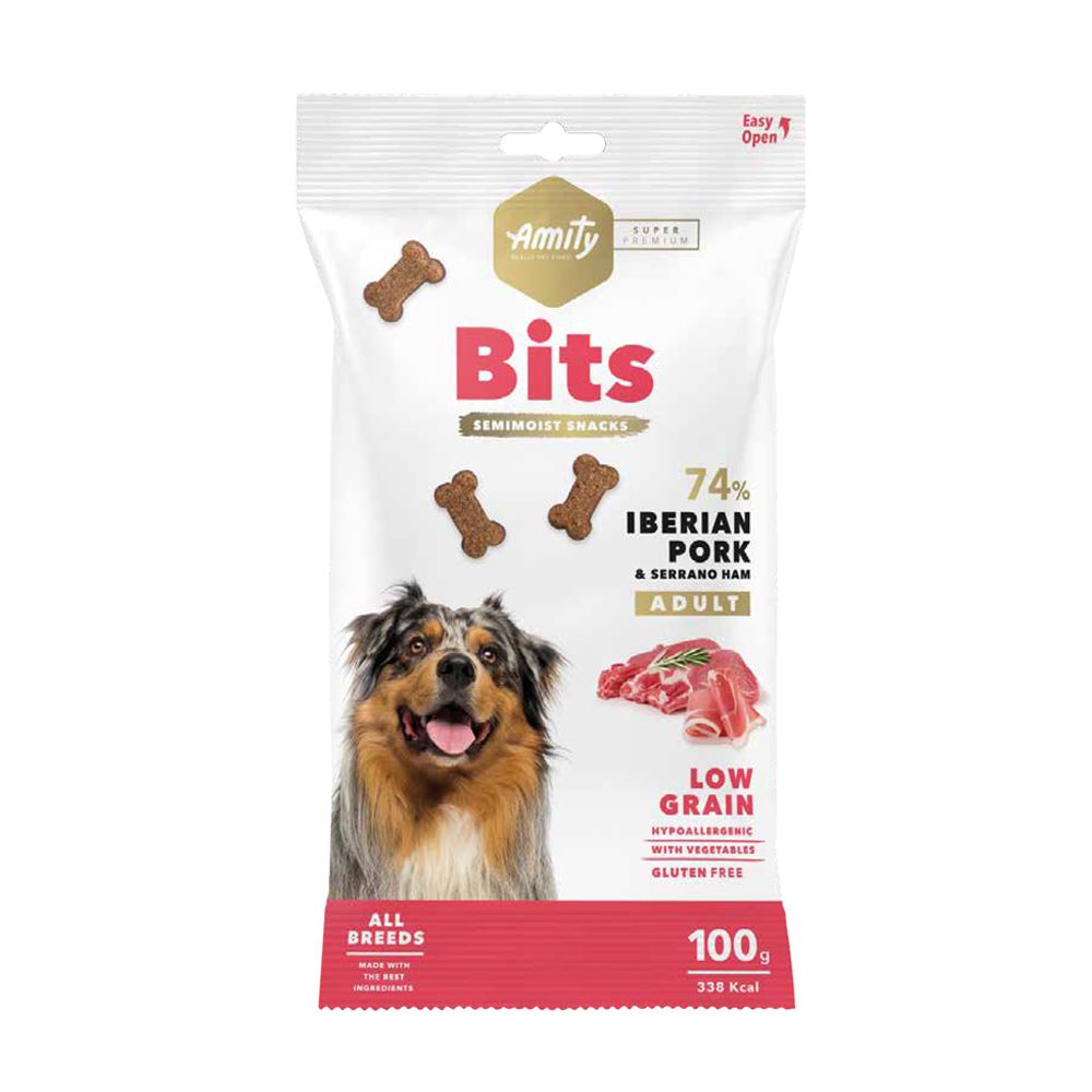 AMITY SUPER PREMIUM BITS - IBERIAN PORK & SERRANO