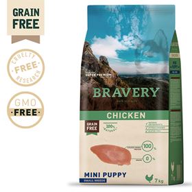 BRAVERY - CHICKEN MINI PUPPY SMALL BREEDS (GRAIN FREE)