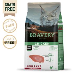 BRAVERY - CHICKEN ADULT CAT STERILIZED (GRAIN FREE)