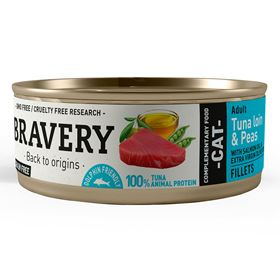 BRAVERY CAT - TUNA LOIN FILLET & PEAS