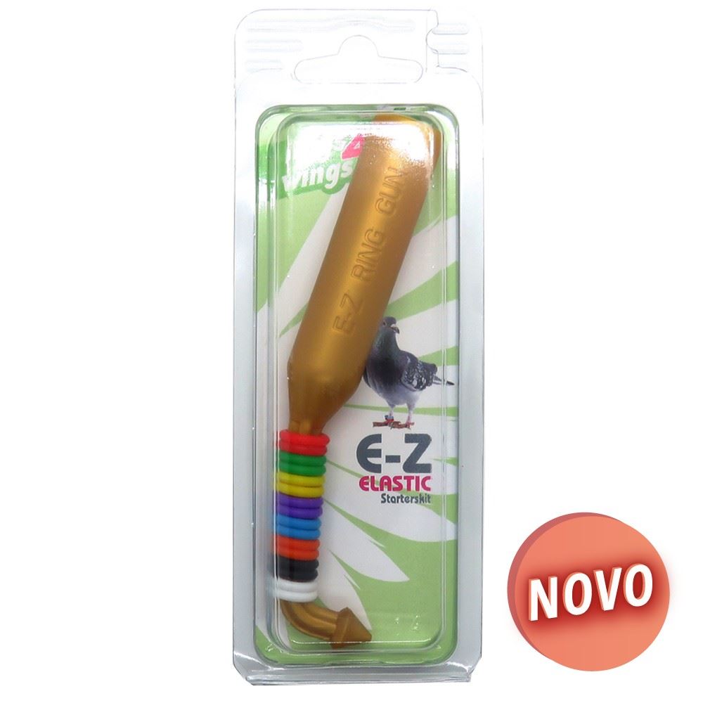 "KIT" INICIAL ANILHAS ELÁSTICAS PARA POMBOS