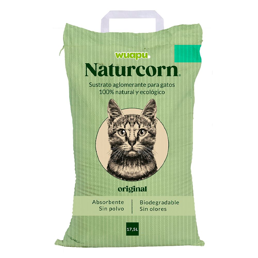 WUAPU NATURCORN - LITTER AGLOMERANTE DE MILHO