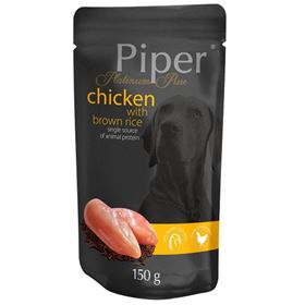 PIPER PLATINUM PURE - FRANGO COM ARROZ INTEGRAL (10 SAQUETAS)