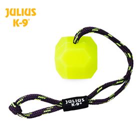 BOLA "JULIUS K-9" FLUORESCENTE COM CORDA