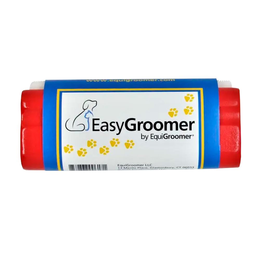 ESCOVA/CARDADEIRA "EASY GROOMER" (VERMELHO)