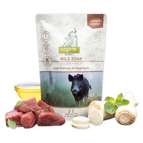 "ISEGRIM" ROOTS - MONOPROTEÍNA DE JAVALI, ÓLEO DE LINHAÇA E ERVAS AROMÁTICAS (7 UNID.)