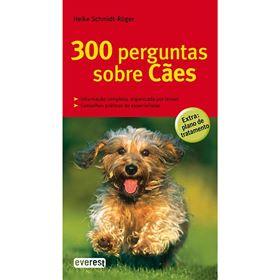 LIVRO "300 PERGUNTAS SOBRE CÃES"