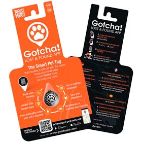 GOTCHA! PET TAG - IDENTIFICADOR/LOCALIZADOR PET