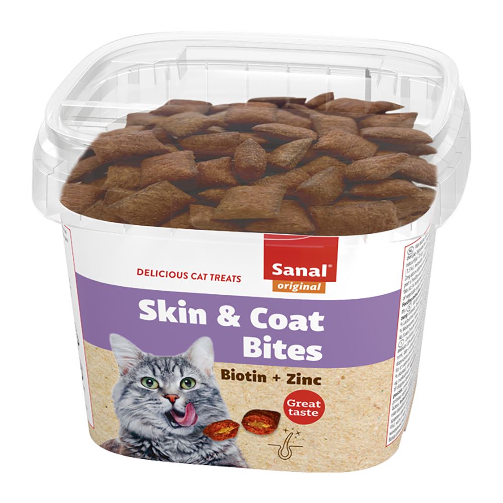 SANAL CAT - SKIN & COAT BITES CUP