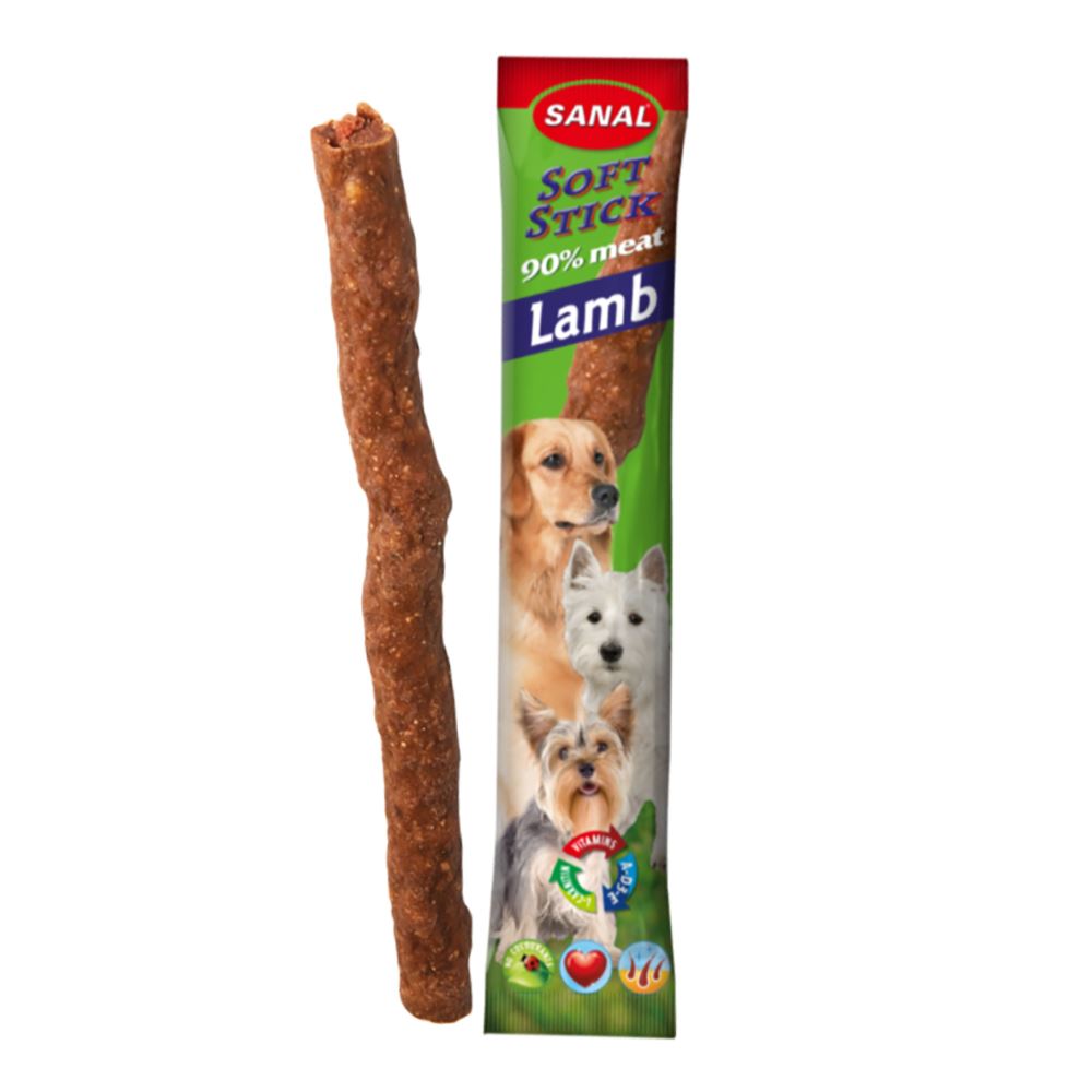 SANAL DOG - SOFT STICKS LAMB