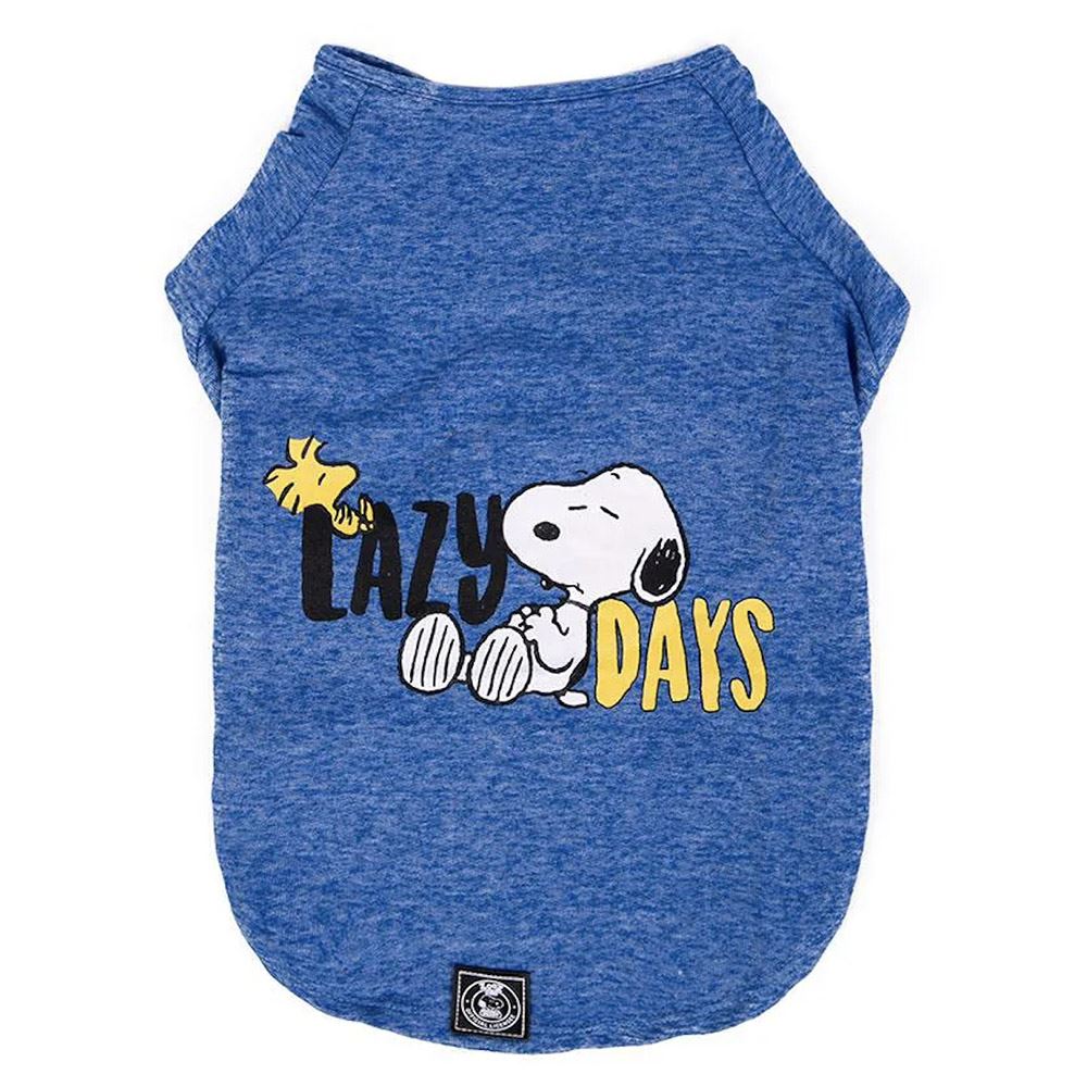 SWEAT SEM CARAPUÇO "LAZY DAYS" (AZUL)