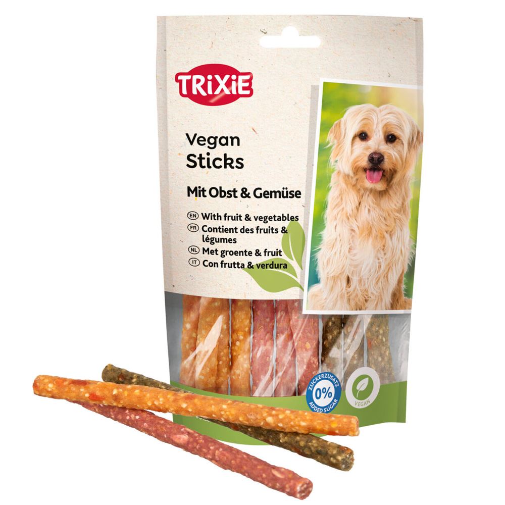 VEGAN STICKS COM BATATA DOCE, VEGETAIS E FRUTA