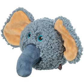 CABEÇA DE ELEFANTE EM PELÚCIA RECICLADA