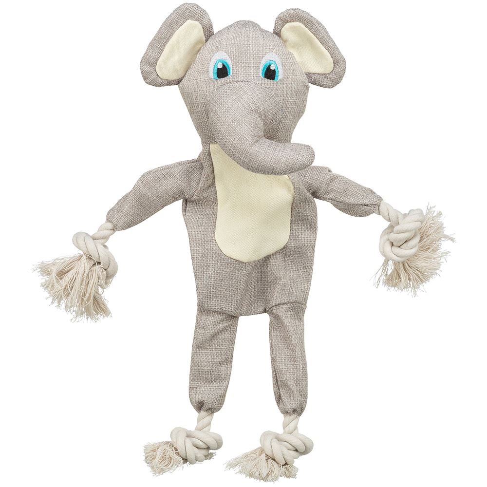 ELEFANTE COM CORDA E TECIDO