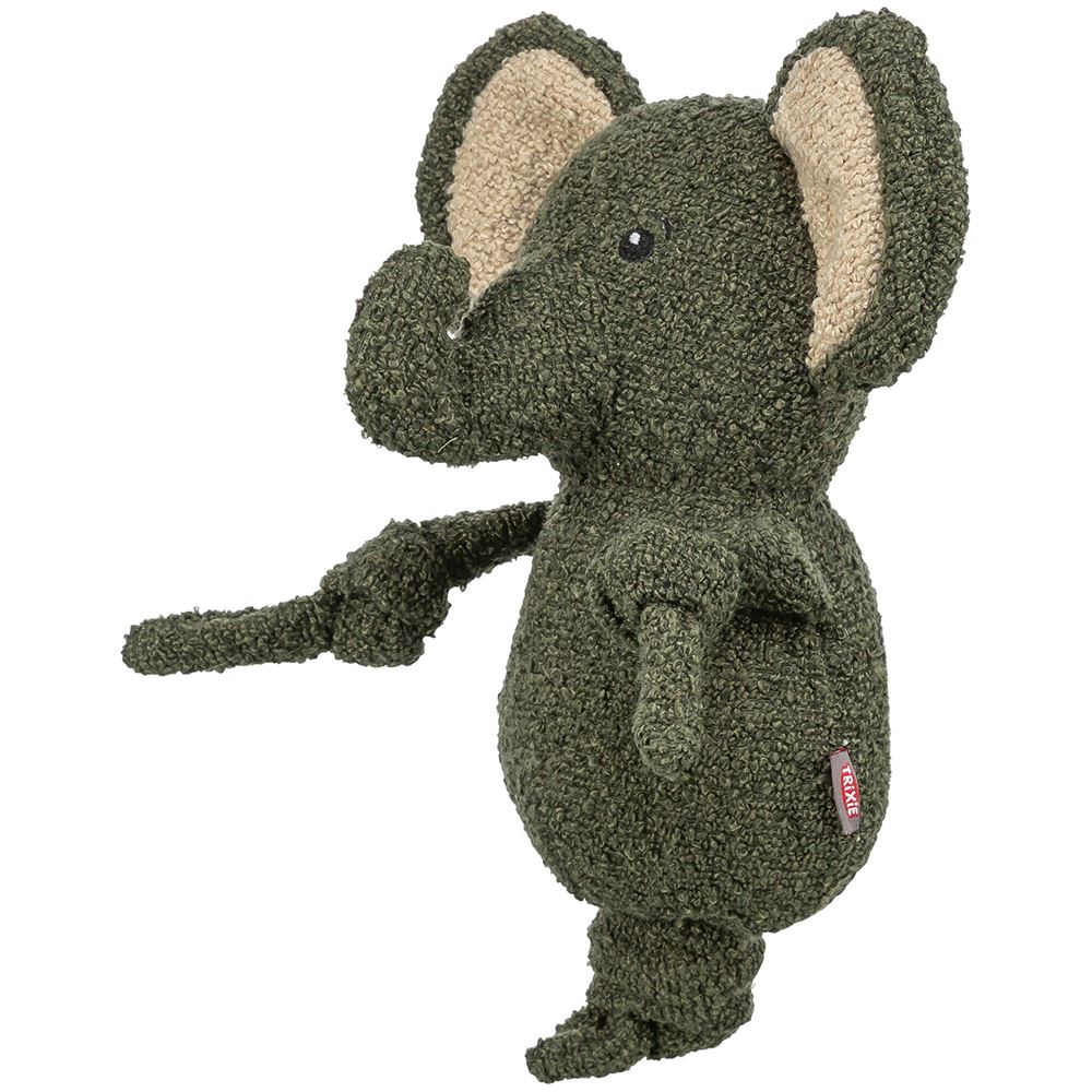 ELEFANTE EM PELÚCIA E MATERIAIS RECICLADOS