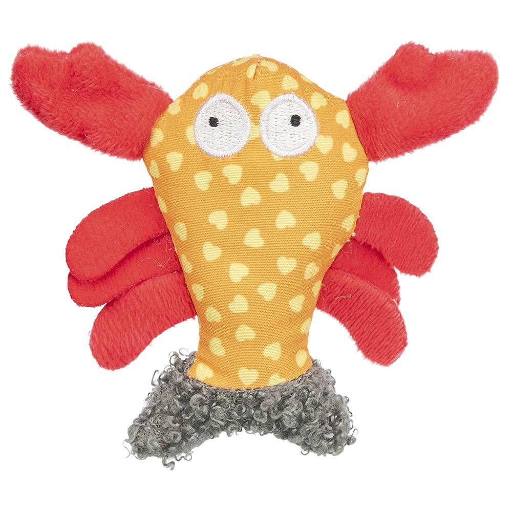 LAGOSTA EM PELÚCIA COM CATNIP