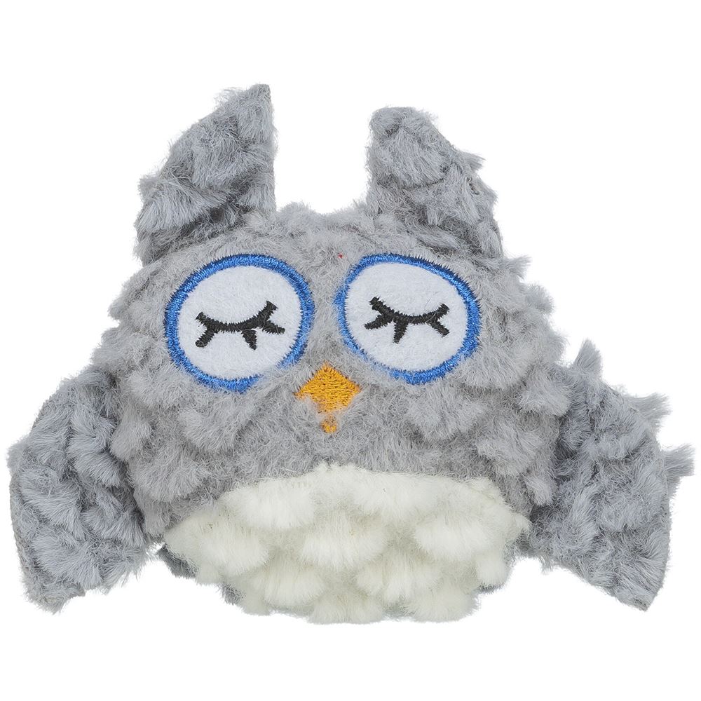 CORUJA EM PELÚCIA COM CATNIP