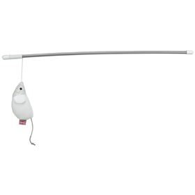 BASTÃO COM RATO EM PLÁSTICO/PELÚCIA PARA GATOS